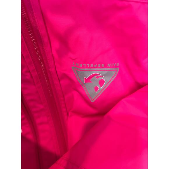 Pajar Essen Longline Packable Raincoat Removable Hood Pink Glo M - Picture 12 of 15